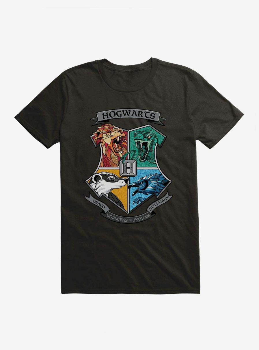 Clothing * | Discount Store Harry Potter Geometric Crest T-Shirt