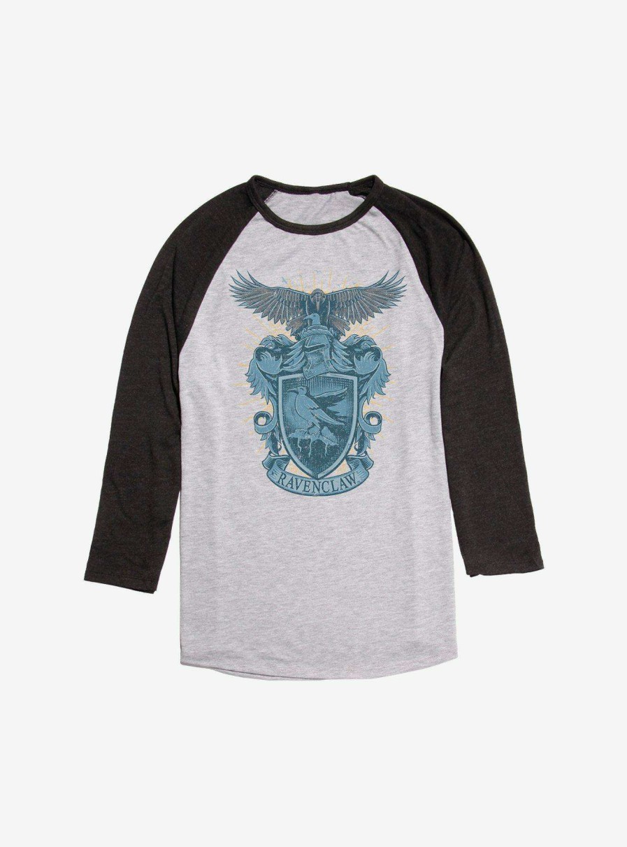 Clothing * | Shoping Harry Potter Ravenclaw Emblem Raglan