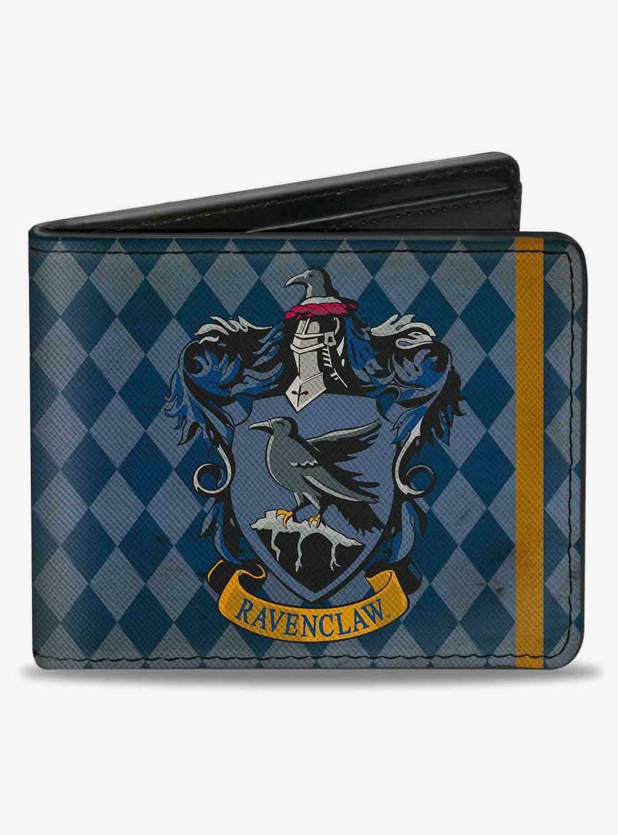 Bags * | Harry Potter Ravenclaw Crest Diamonds Weathered Bifold Wallet Discount Sale