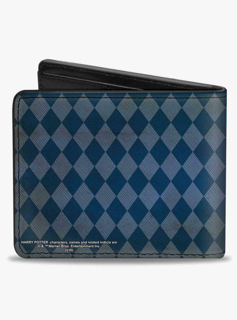 Bags * | Harry Potter Ravenclaw Crest Diamonds Weathered Bifold Wallet Discount Sale