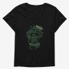 Clothing * | New Harry Potter Slytherin Shield Womens T-Shirt Plus Size