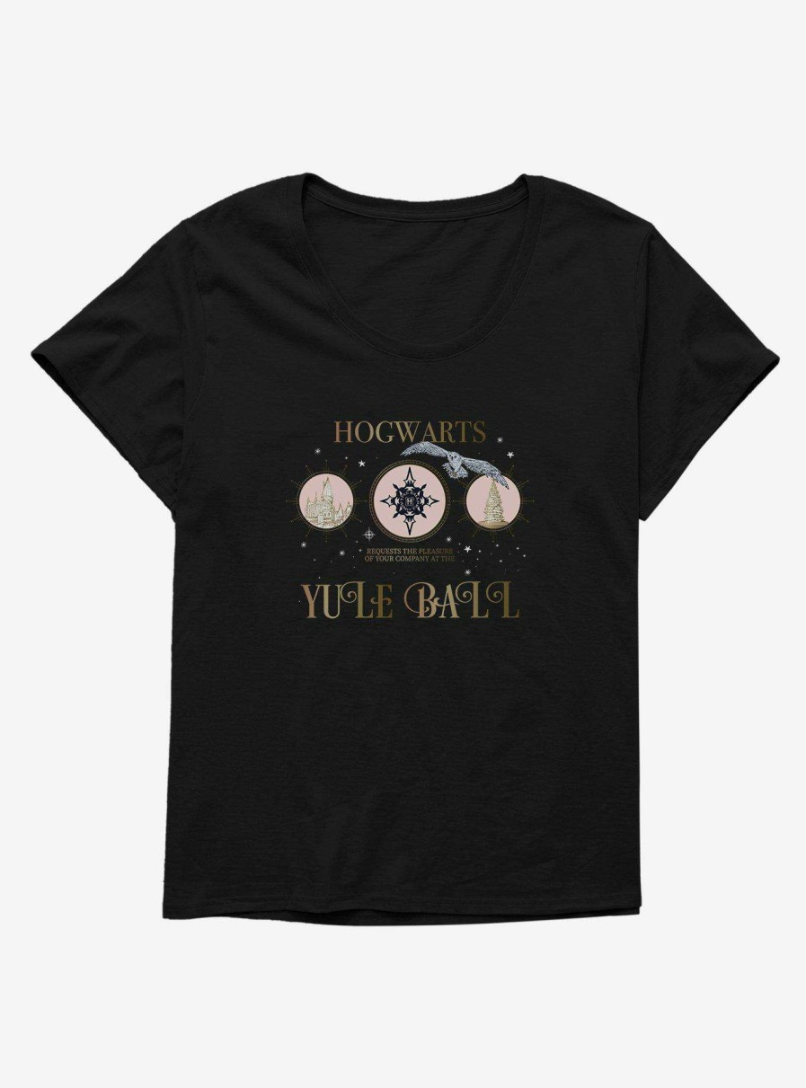 Clothing * | Sells Cheap Harry Potter Yule Ball Invitation Womens T-Shirt Plus Size