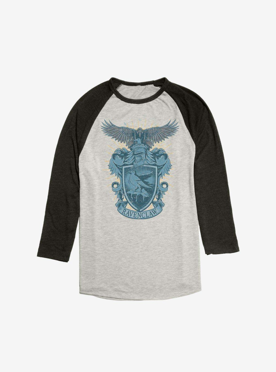 Clothing * | Harry Potter Ravenclaw Emblem Raglan Opening Sales