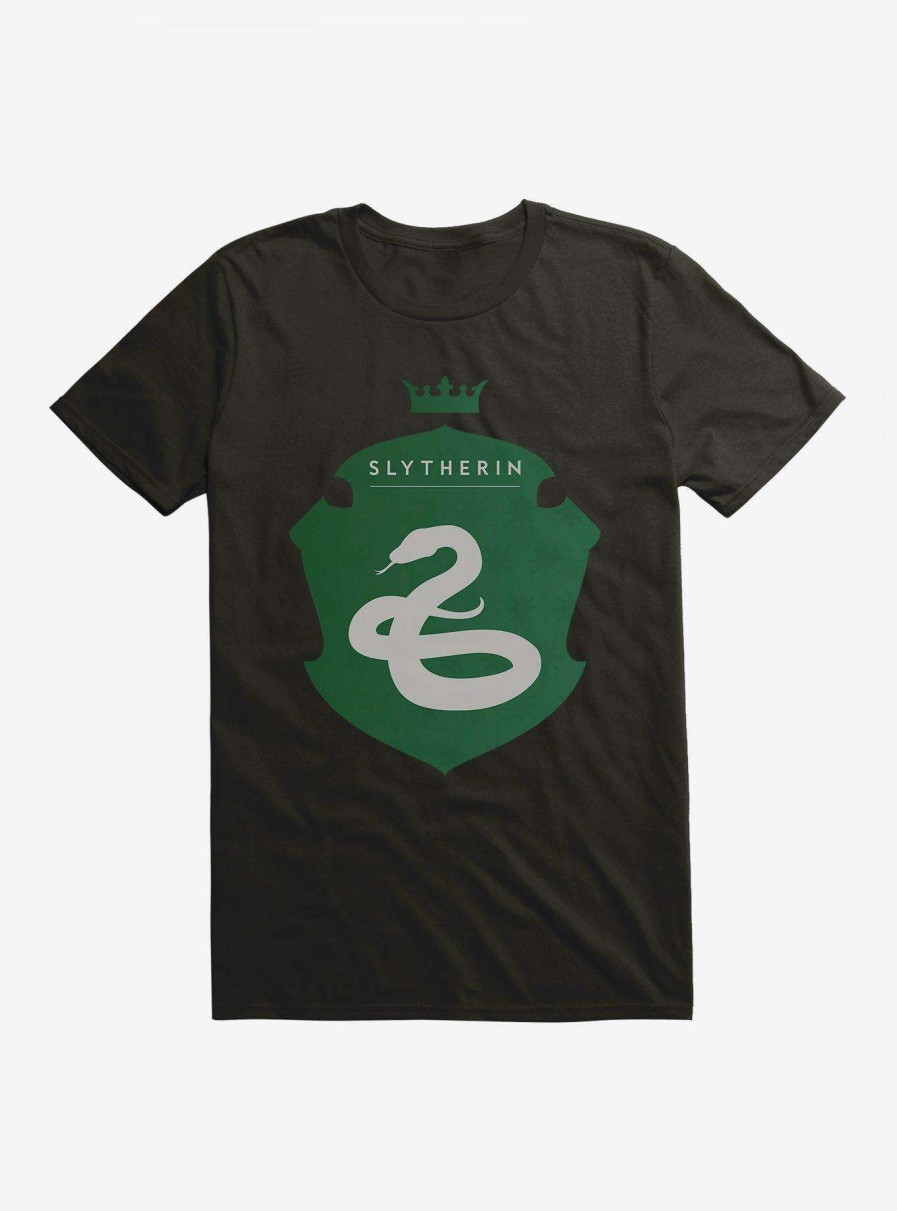 Clothing * | Limit Offer Harry Potter Slytherin Shield T-Shirt