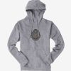 Clothing * | Harry Potter Grayscale Hogwarts Crest Hoodie Opening Sales