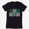 Clothing * | Harry Potter Slytherin Checkered Patterns Womens T-Shirt Original