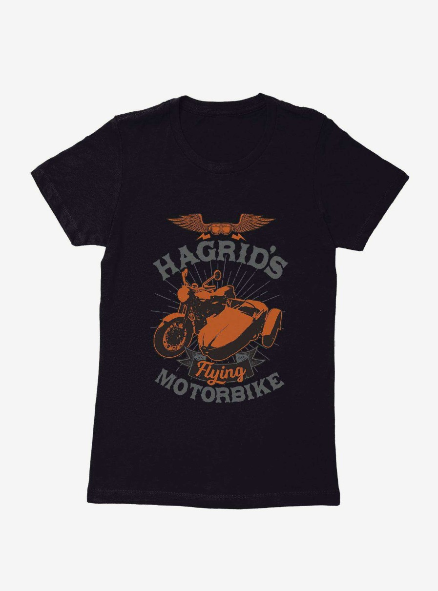 Clothing * | Sells Cheap Harry Potter Hagrid'S Flying Motorbike Bronze Icon Womens T-Shirt