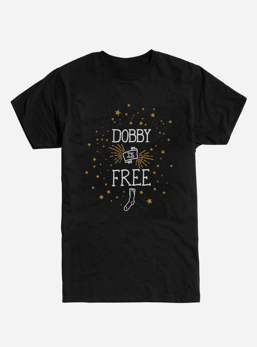 Clothing * | Harry Potter Dobby Is Free Sock T-Shirt Bestsellers