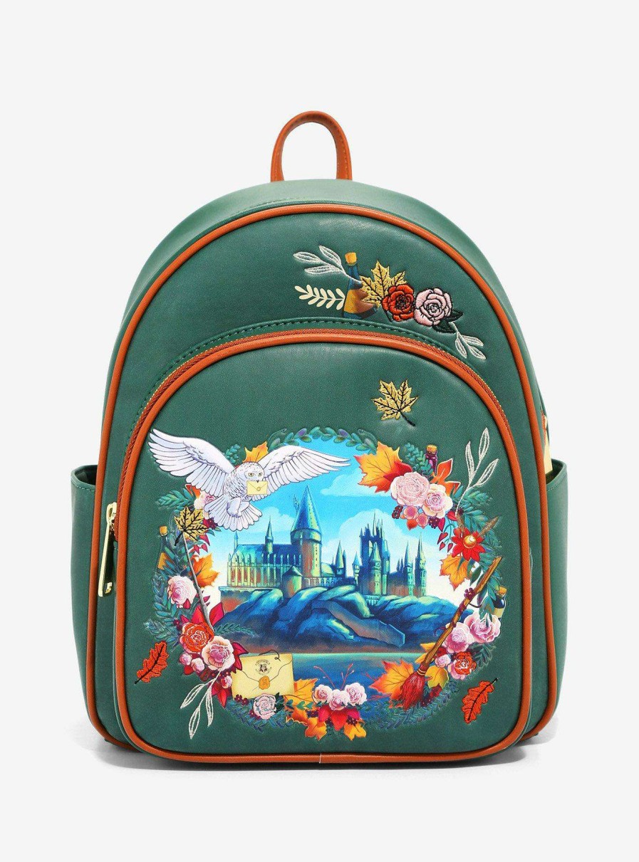 Bags * | Sale Harry Potter Hogwarts Wreath Mini Backpack Boxlunch Exclusive