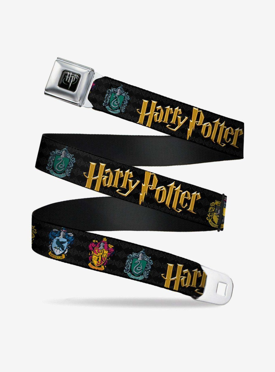 Accessories * | Harry Potter Houses Seatbelt Belt Promotion