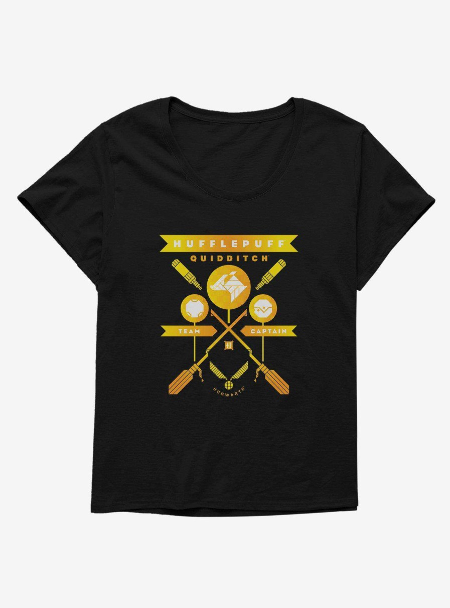 Clothing * | Shoping Harry Potter Hufflepuff Quidditch Team Captain Womens T-Shirt Plus Size