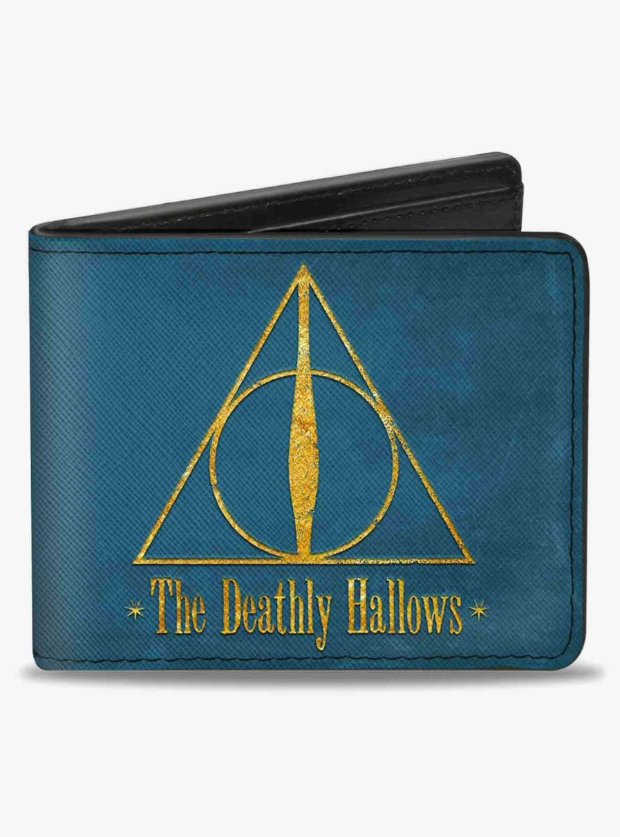 Bags * | Harry Potter The Deathly Hallows Symbol Bifold Wallet Reliable Quality