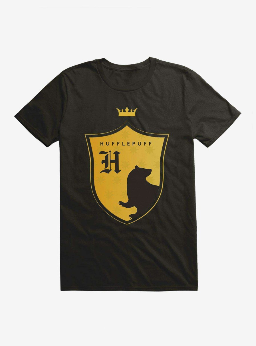 Clothing * | Best-Selling Harry Potter Hufflepuff H Crest T-Shirt