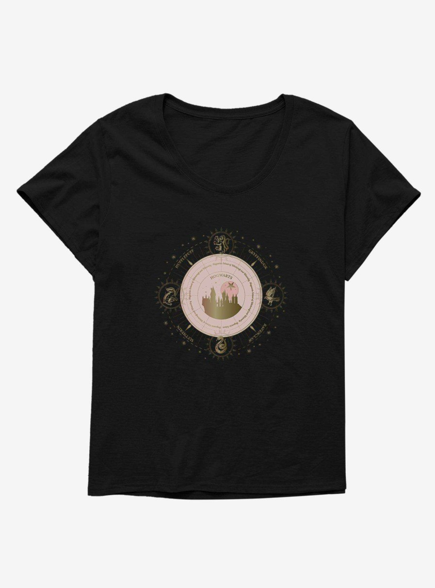 Clothing * | Sells Cheap Harry Potter Hogwarts Houses Constellation Womens T-Shirt Plus Size