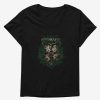 Clothing * | Discount Store Harry Potter Hogwarts Crest Greenery Womens T-Shirt Plus Size