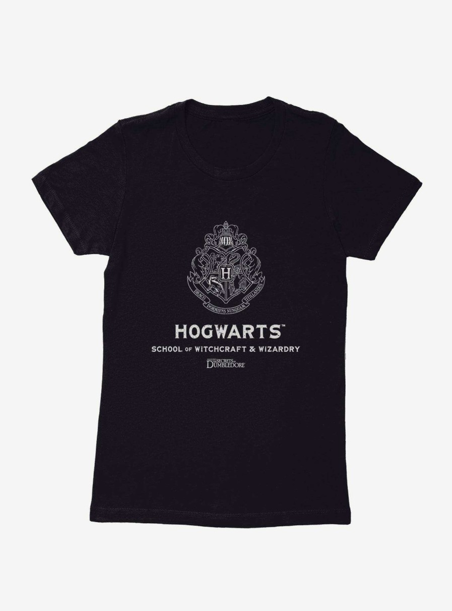 Clothing * | Cheap Fantastic Beasts: The Secrets Of Dumbledore Hogwarts Witchcraft & Wizardry Womens T-Shirt