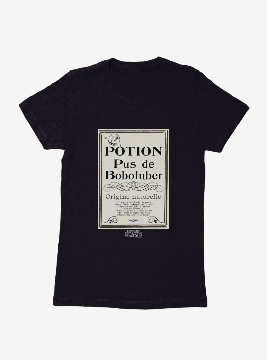 Clothing * | Fantastic Beasts Herbology Potion Pus De Bobotuber Womens T-Shirt Classical