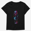 Clothing * | Hot Sell Harry Potter Psychadelic Dark Mark Womens T-Shirt Plus Size