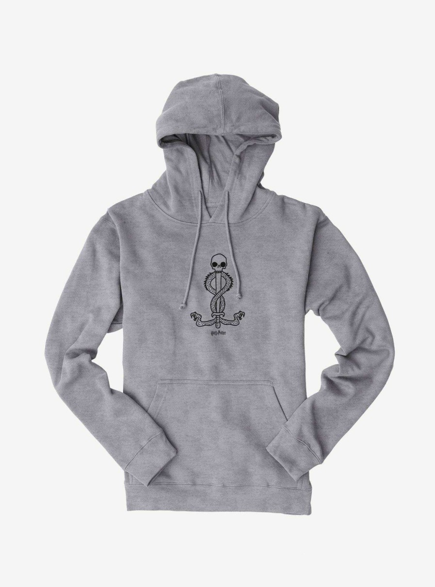 Clothing * | Harry Potter Death Eaters Symbol Doodle Hoodie Discount Sale