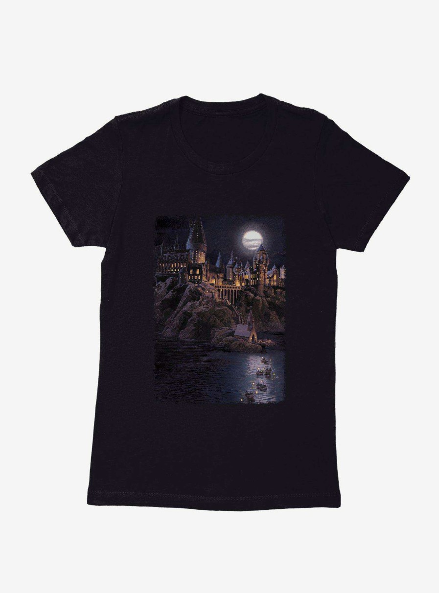 Clothing * | Latest Harry Potter Boats To Hogwarts Dock Womens T-Shirt