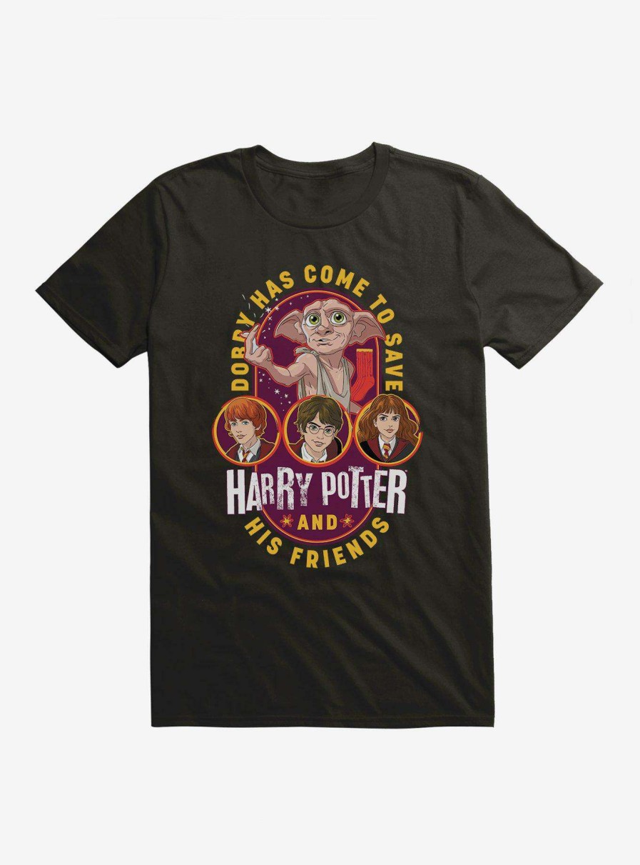 Clothing * | New Harry Potter Dobby And His Friends T-Shirt