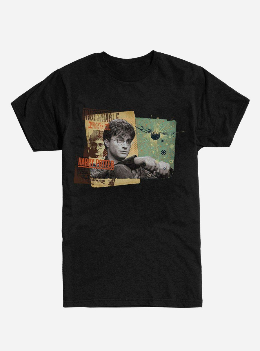 Clothing * | Harry Potter Undesirable No 1 Collage T-Shirt Reliable Quality