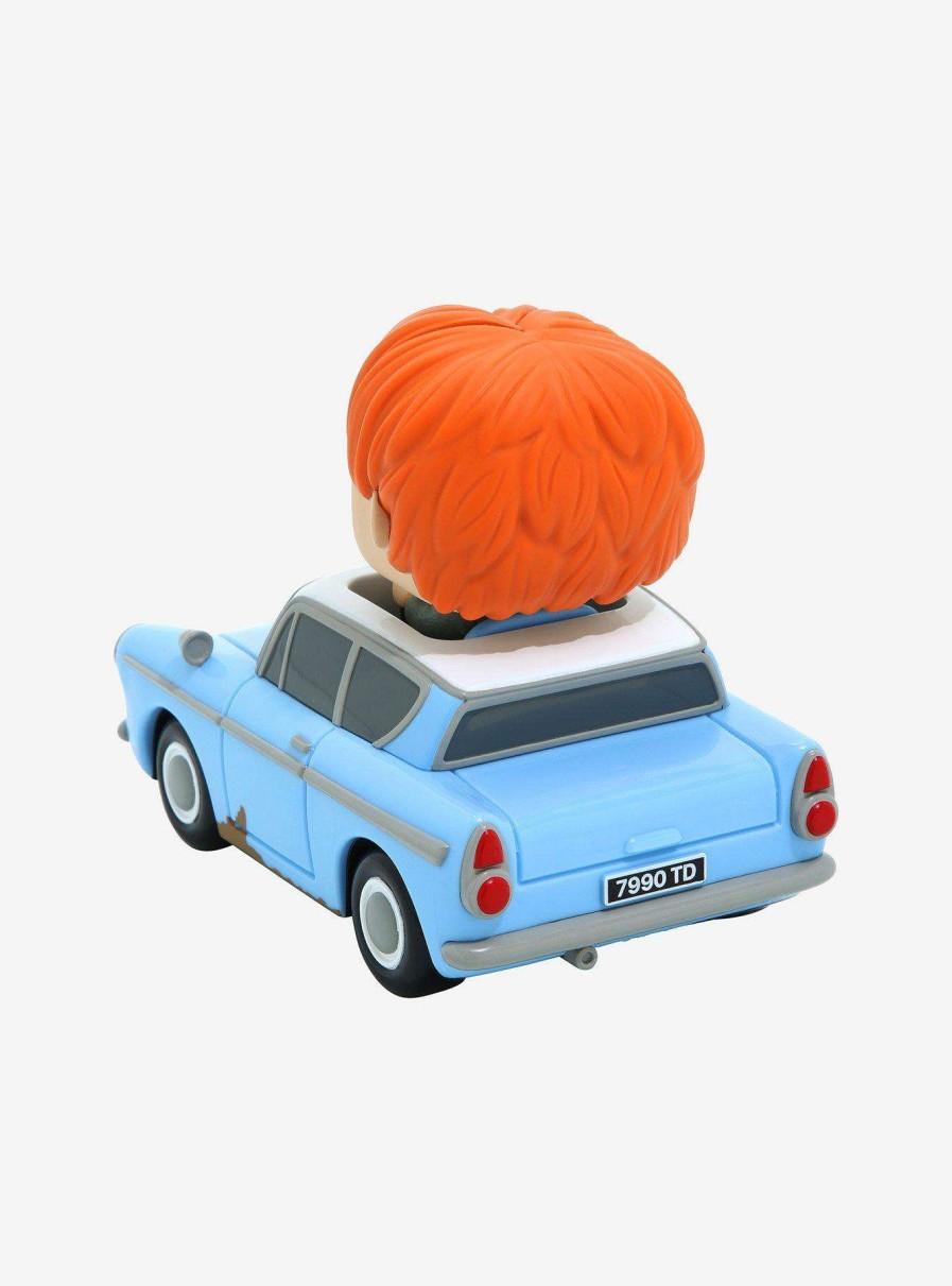 Harry Potter * | Hot Sell Funko Pop! Rides Harry Potter Ron Weasley In Flying Car Vinyl Figure