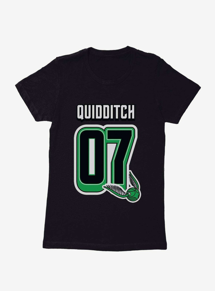 Clothing * | Latest Harry Potter Quidditch 07 Patch Art Womens T-Shirt