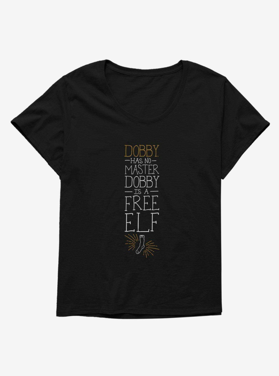 Clothing * | Quick Expedition Harry Potter Dobby Has No Master Womens T-Shirt Plus Size