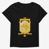 Clothing * | Cheap Harry Potter Gold Hufflepuff Crest Womens T-Shirt Plus Size