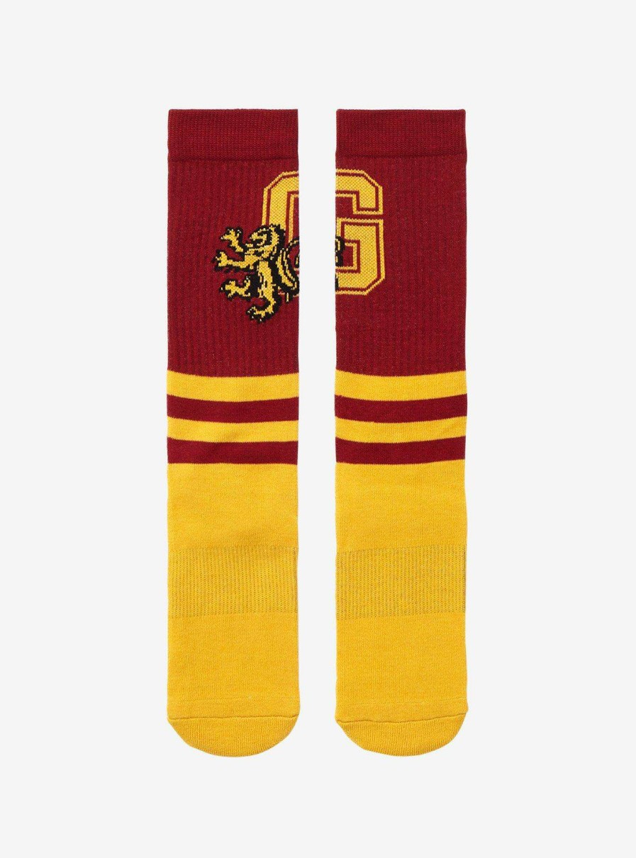 Accessories * | Harry Potter Gryffindor Collegiate Crew Socks Boxlunch Exclusive Store