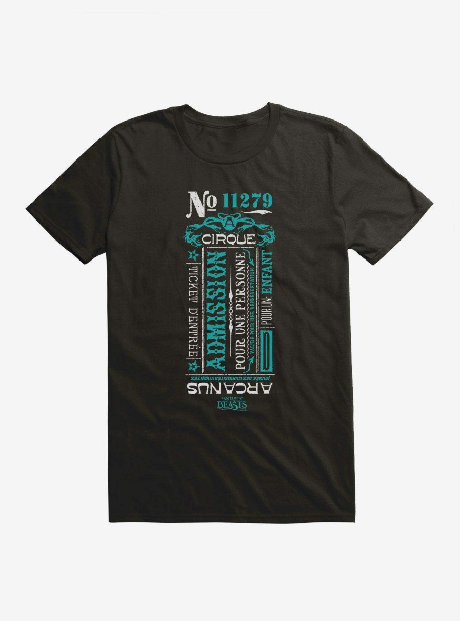 Clothing * | Fantastic Beasts Cirque Admission No 11279 T-Shirt Store