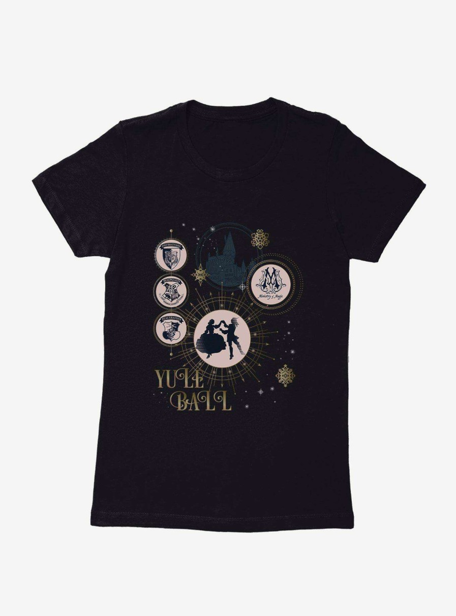 Clothing * | Harry Potter Wizarding Schools Yule Ball Womens T-Shirt Discount Sale