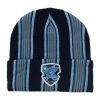 Accessories * | Latest Harry Potter Ravenclaw Striped Cuff Beanie Boxlunch Exclusive