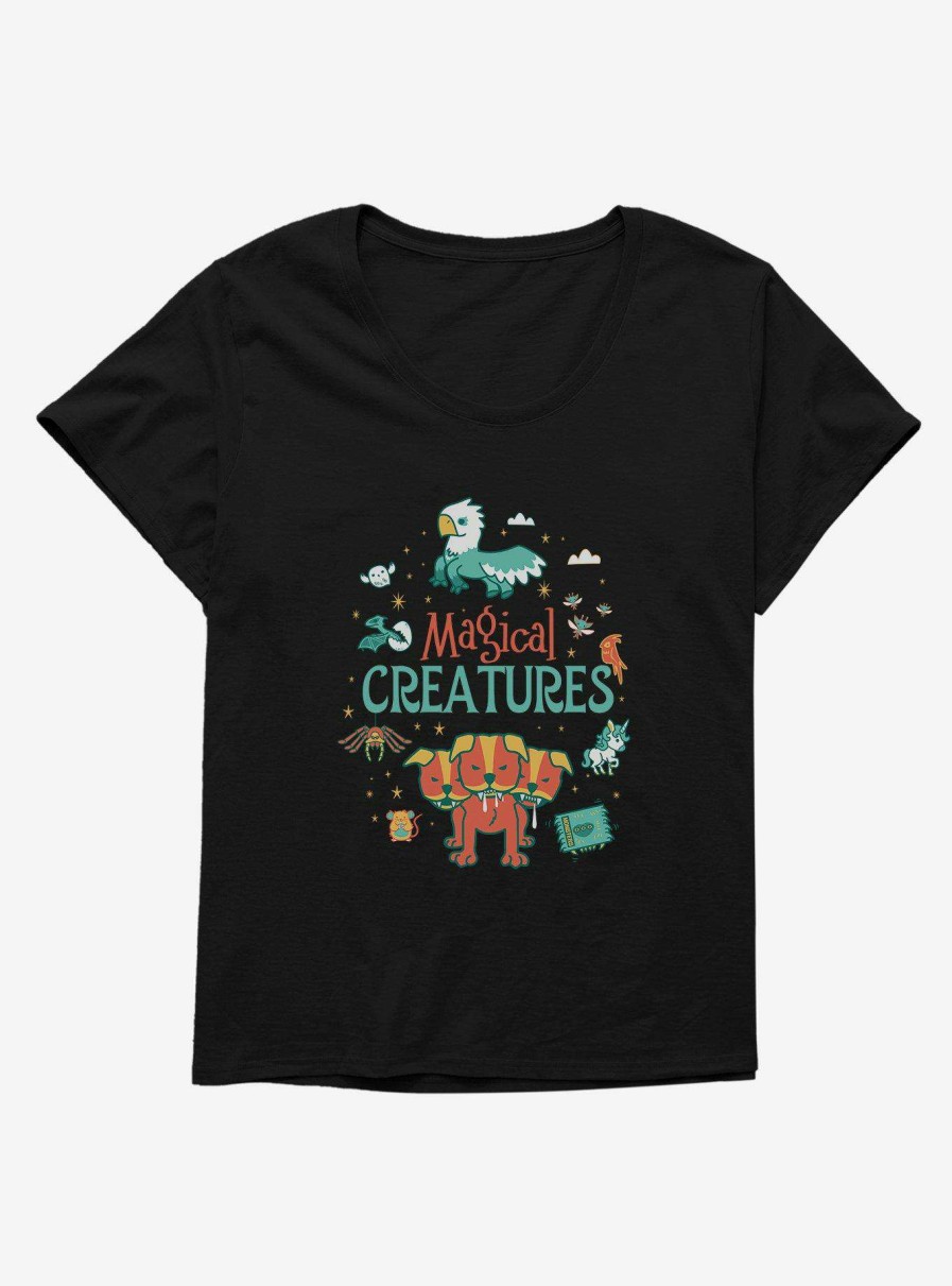 Clothing * | Best-Selling Harry Potter Magical Creatures Womens T-Shirt Plus Size