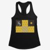 Clothing * | Harry Potter Hufflepuff Checkered Patterns Womens Tank New