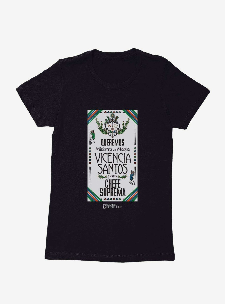 Clothing * | Discount Store Fantastic Beasts: The Secrets Of Dumbledore Vicencia Santos Chefe Suprema Womens T-Shirt