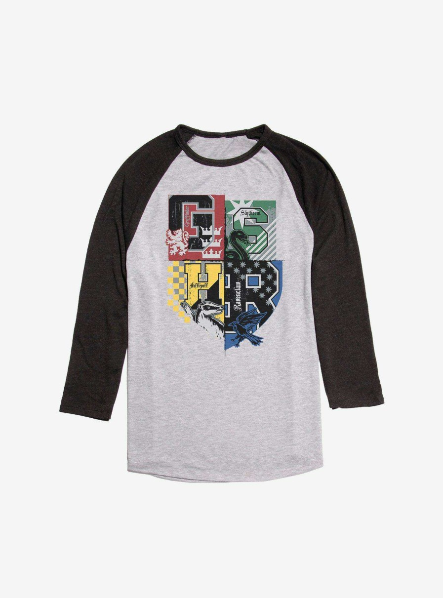 Clothing * | Harry Potter The 4 Emblem Raglan Special Style