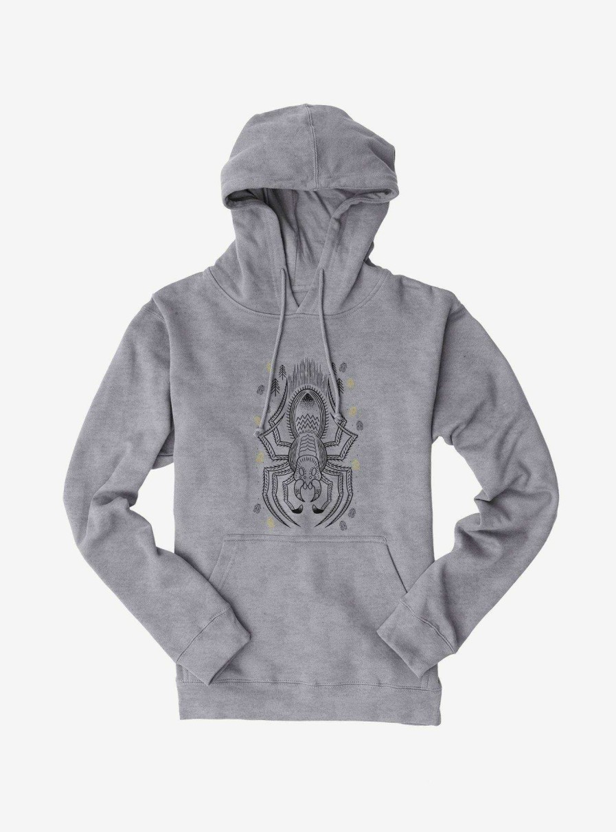 Clothing * | Harry Potter Aragog Outline Hoodie Low Price