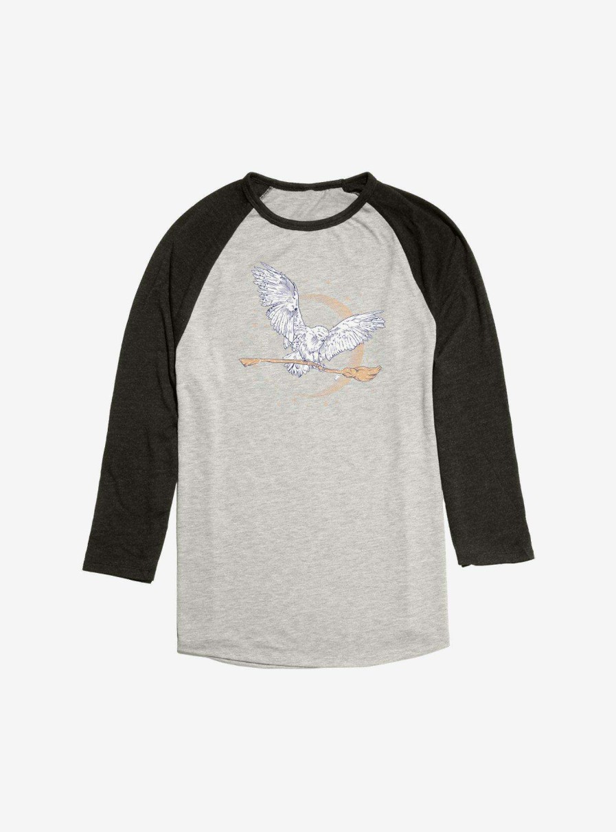 Clothing * | Harry Potter Happy Holidays Raglan Free Delivery