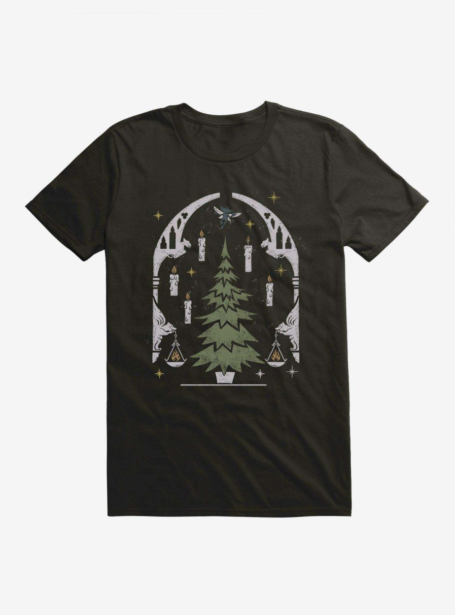 Clothing * | Shoping Harry Potter Christmas Tree Logo T-Shirt